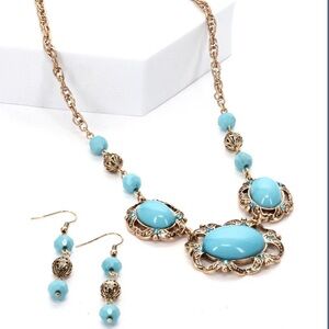 Oasis Empress - Blue Necklace Set